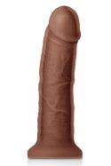 COLOURS DUAL DENSITY 7" GIRTH DILDO BROWN