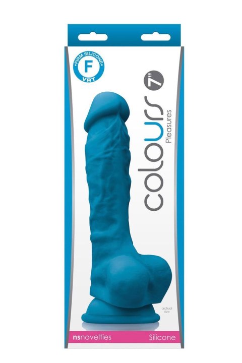 COLOURS PLEASURES 7'' DILDO BLUE