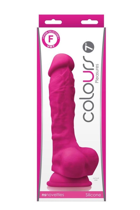 COLOURS PLEASURES 7" DILDO PINK