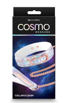 COSMO BONDAGE COLLAR & LEASH RAINBOW