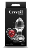 CRYSTAL DESIRES RED HEART MEDIUM