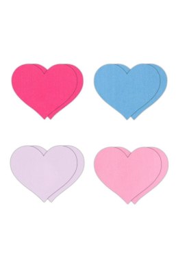 PRETTY PASTIES HEART II ASSORTED 4 PAIR