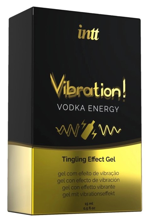 INTT - Żel Wibracyjny Z Efektem Mrowienia Vodka Energetyk 15 ml