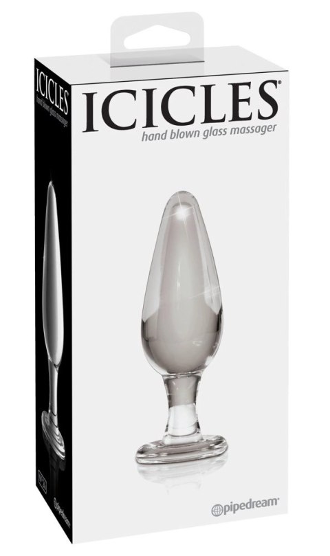 Icicles - Ekskluzywny Szklany Korek Idealny Do Masażu