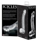 Icicles - Realistyczne Zakrzywione Szklane Dildo