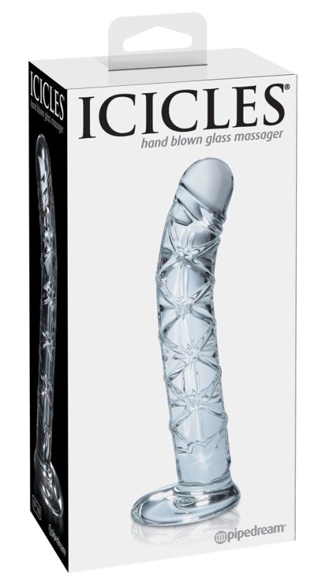 Icicles - Realistyczne Zakrzywione Szklane Dildo