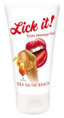 Lick It - Żel Do Erotycznego Masażu Sex on the beach 50 ml