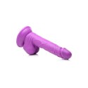 XR Brands - Realistyczne dildo z jądrami POP - 16,5 cm