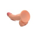 XR Brands - Realistyczne dildo z jądrami POP - 19 cm