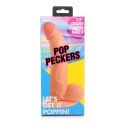 XR Brands - Realistyczne dildo z jądrami POP - 19 cm