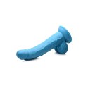 XR Brands - Realistyczne dildo z jądrami POP - 19 cm