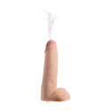 XR Brands - Realistyczne, podwójne dildo tryskające - 20,5 cm