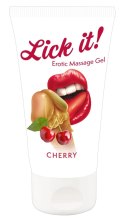 Lick It - Żel Do Erotycznego Masażu Wiśnia 50ml