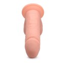 Curve Toys - Wibrujace dildo z jądrami - silikonowe z pilotem zdalnego sterowania - 20,5 cm