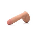 XR Brands - Dildo tryskajace o podwójnej gęstości - 20,5 cm