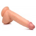 XR Brands - Dildo z jądrami Beefy 23 cm