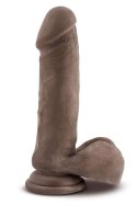 AU NATUREL 8INCH SENSA FEEL DILDO CHOCO