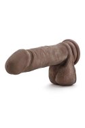 AU NATUREL 8INCH SENSA FEEL DILDO CHOCO