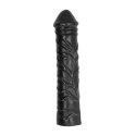 All Black - Dildo, lekko kolczaste, 31 cm