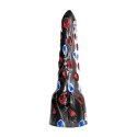 All Black - Dildo, rożek 34 cm