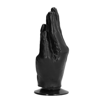 All Black - Dildo wykończone dłonią, 21 cm