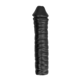 All Black - Dildo z żyłami 38 cm