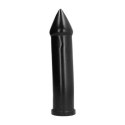 All Black - Dildo zakończone stożkiem, 24 cm