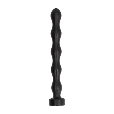 All Black - Korek analny z kulkami, 32 cm