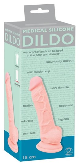 Medical Silicone - Medyczne Silikonowe Dildo 18cm