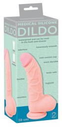 Medical Silicone - Medyczne Silikonowe Dildo 20cm