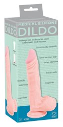 Medical Silicone - Medyczne Silikonowe Dildo 21cm