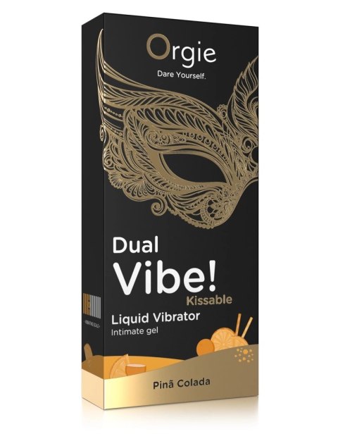 Orgie - Żel Intymny Z Efektem Wibracji Dual Vibe Pina Colada 15 ml