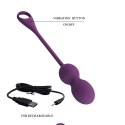 PRETTY LOVE - Elvira dark Purple, 12 vibration functions Mobile APP Long-distance Control