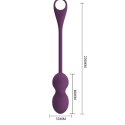 PRETTY LOVE - Elvira dark Purple, 12 vibration functions Mobile APP Long-distance Control