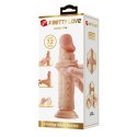 PRETTY LOVE - QUENTIN 7.2"(184mm) Sliding Skin Series TPR, Suction base Bendable