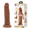 PRETTY LOVE - QUENTIN 7.2"(184mm) Sliding Skin Series TPR, Suction base Bendable