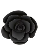 Small Rose Anal Plug Black