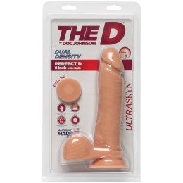 Doc Johnson - Realistyczne dildo z jądrami Perfect D 20 cm