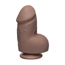 Doc Johnson - Realistyczne, grube dildo z jądrami 15 cm