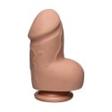 Doc Johnson - Realistyczne, grube dildo z jądrami 15 cm