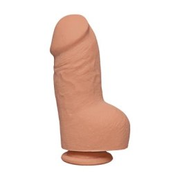 Doc Johnson - Realistyczne, grube dildo z jądrami 20 cm