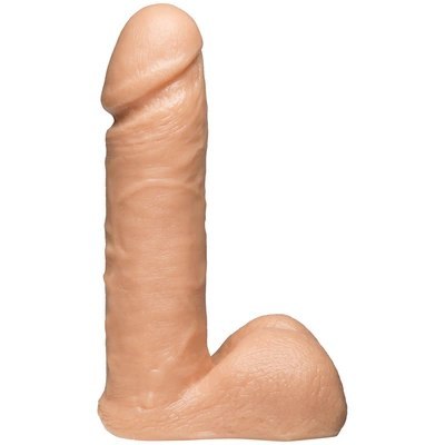 Doc Johnson - Realistyczne dildo z uprzężą 18 cm