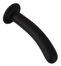 Magic Shiver - Dildo Zakrzywione Z Przyssawką Czarne 12,6 CM