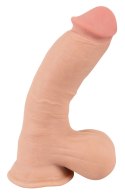 Nature Skin - Elastyczne Naturalne Dildo Z Ruchomą Skórą 19,9 cm