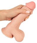 Nature Skin - Elastyczne Naturalne Dildo Z Ruchomą Skórą 19,9 cm