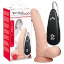 Realistixxx - Naturalny Wibrator Z Żyłami Żołędziem I Pilotem 18cm