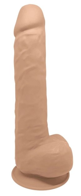 SilexD - Naturalne Dildo Z Jądrami 38 cm Cieliste Model 15 Flesh