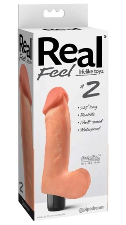 Real Feel - Realistyczny Wibrator Z Jądrami 19cm