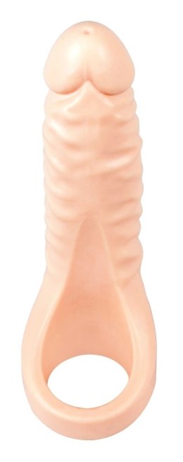 Realistixxx - Pierścień Na Penisa Z Naturalnym Dildo 18 Cm