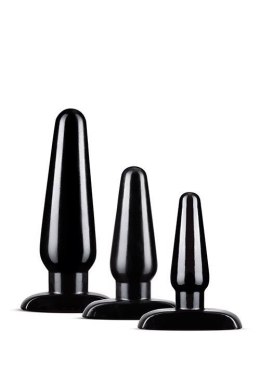 ANAL ADVENTURES BASIC PLUG KIT BLACK